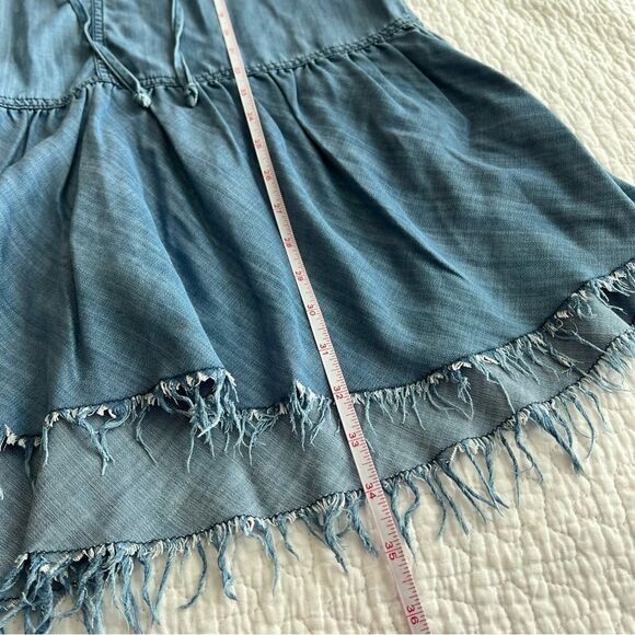 ✨ Driftwood Shaye Chambray Dress Embroidered Blue XS - Picture 11 of 11